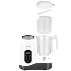 Robot cuiseur / mixeur bébé - white natural grey
