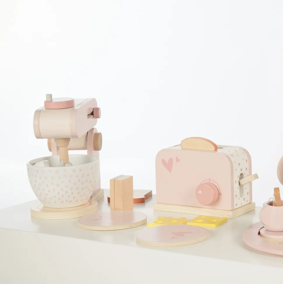 Robot cuisine en bois - rose
