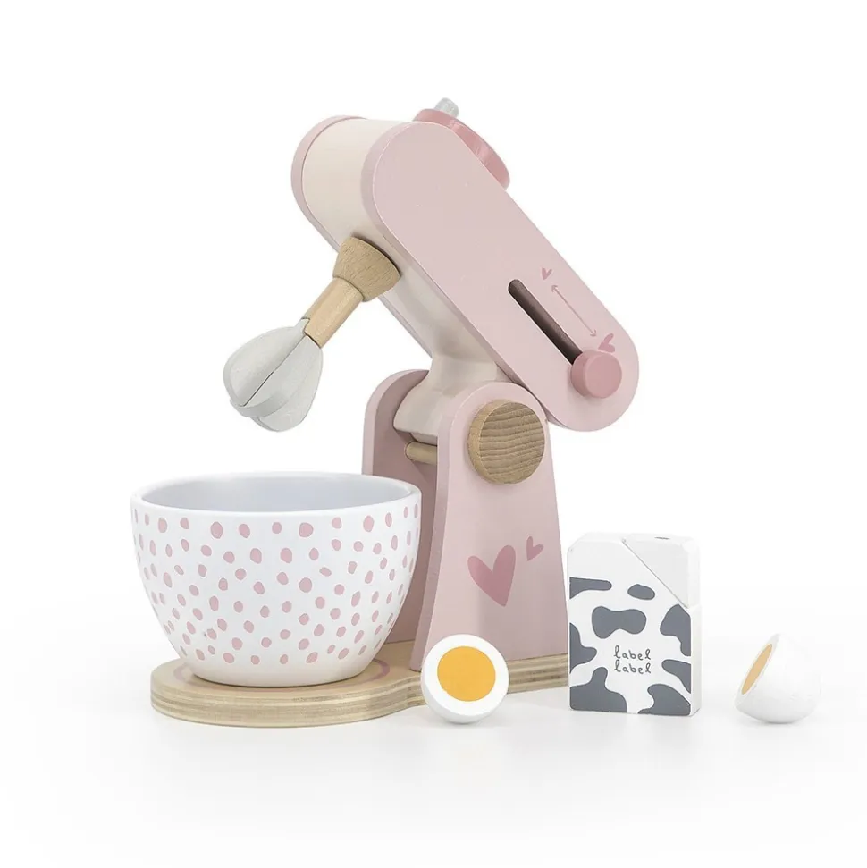 Robot cuisine en bois - rose