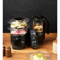Robot culinaire multifonctions nutribaby + xl mineral black