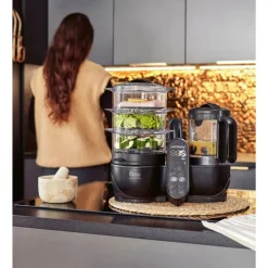 Robot culinaire multifonctions nutribaby + xl mineral black