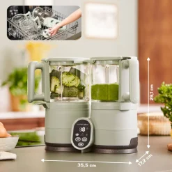 Robot nutribaby glass celadon green