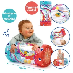 Rouleau d'activités baby roller méduse