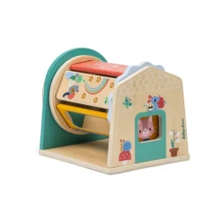 Rouleau d'activités en bois tournicolor