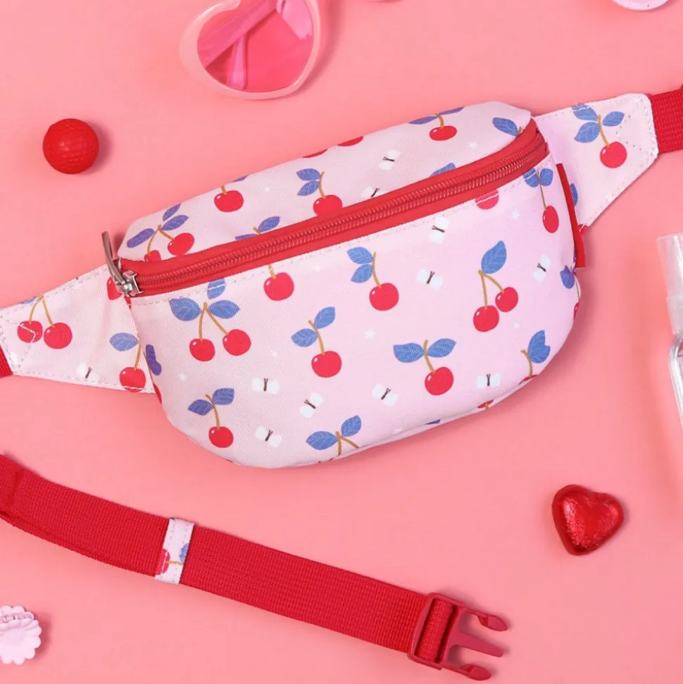 Sac banane enfant cerises