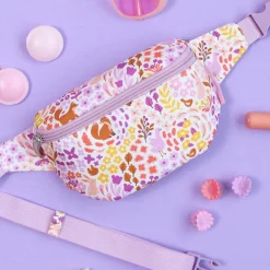 Sac banane enfant fleurs du jardin