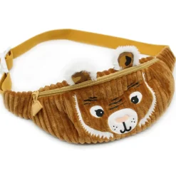 Sac banane enfant velours spéculos le tigre