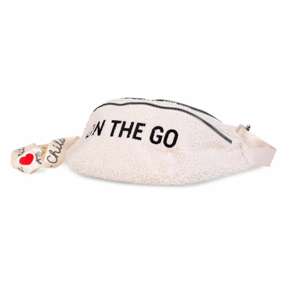Sac banane on the go teddy écru