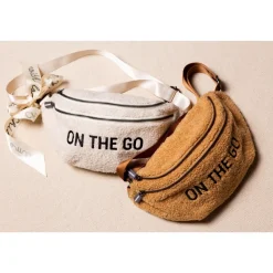Sac banane on the go teddy écru