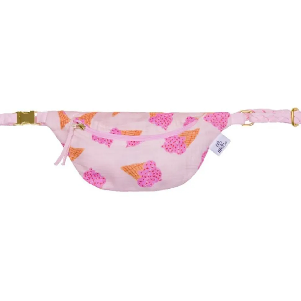 Sac banane pour enfant en gaze de coton cornets de glace