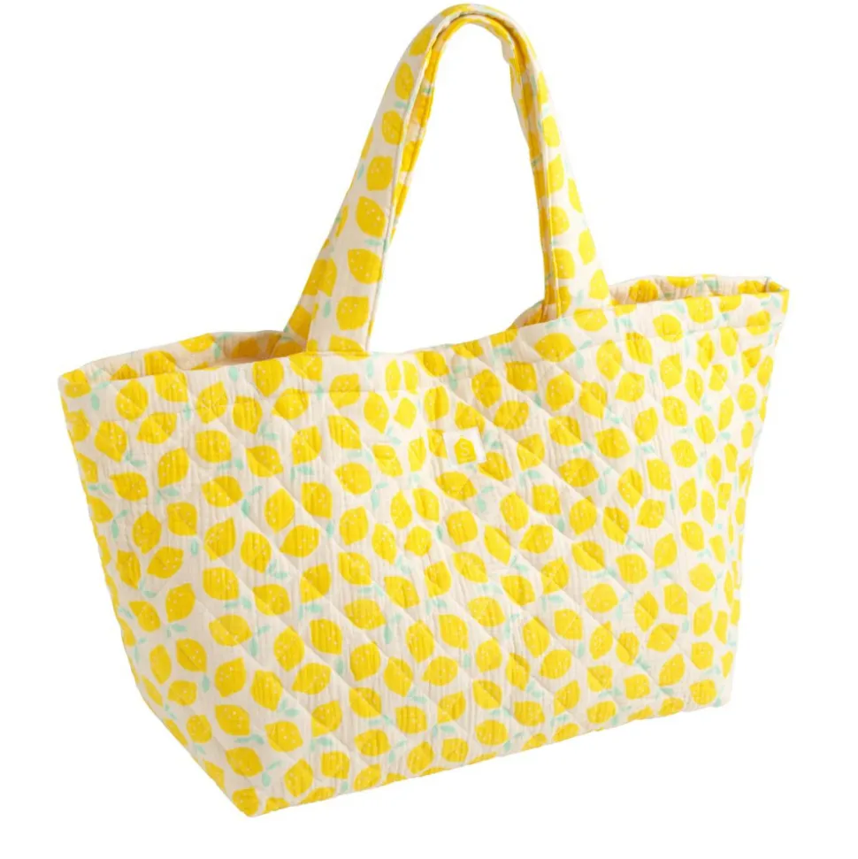 Sac cabas citron