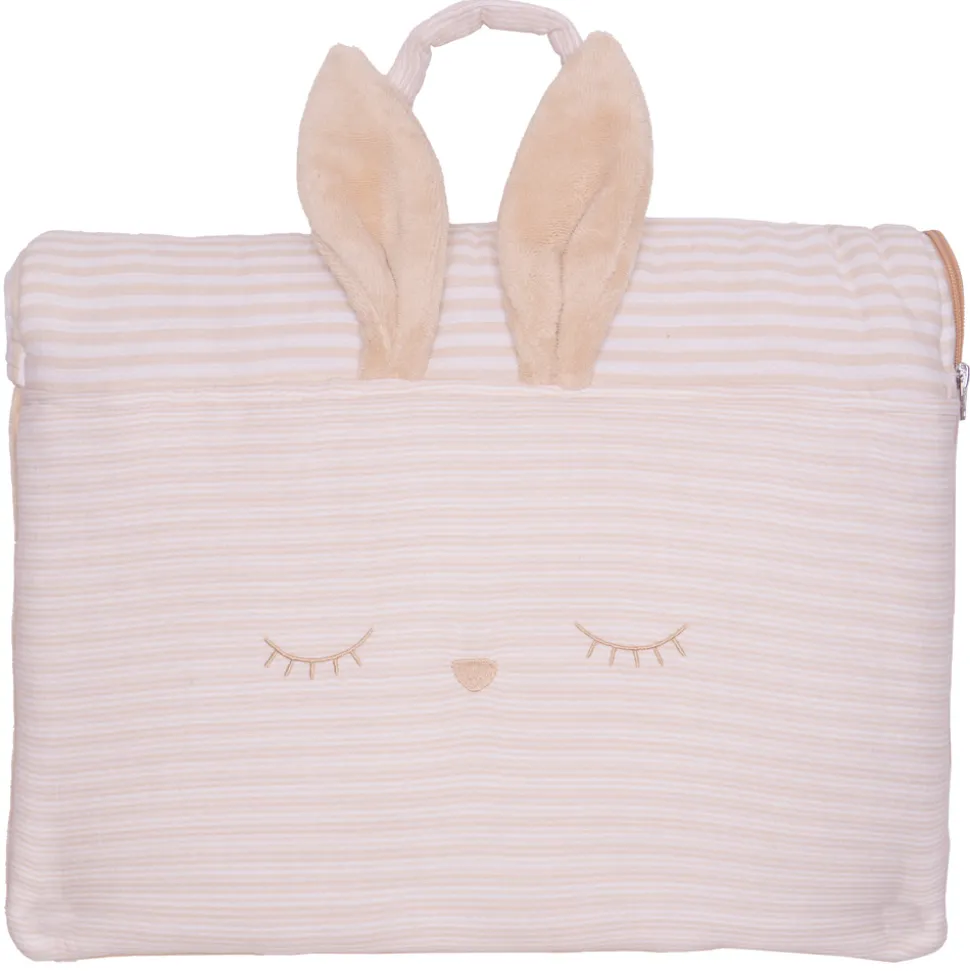 Sac de couchage enfant pliable - rayé galet