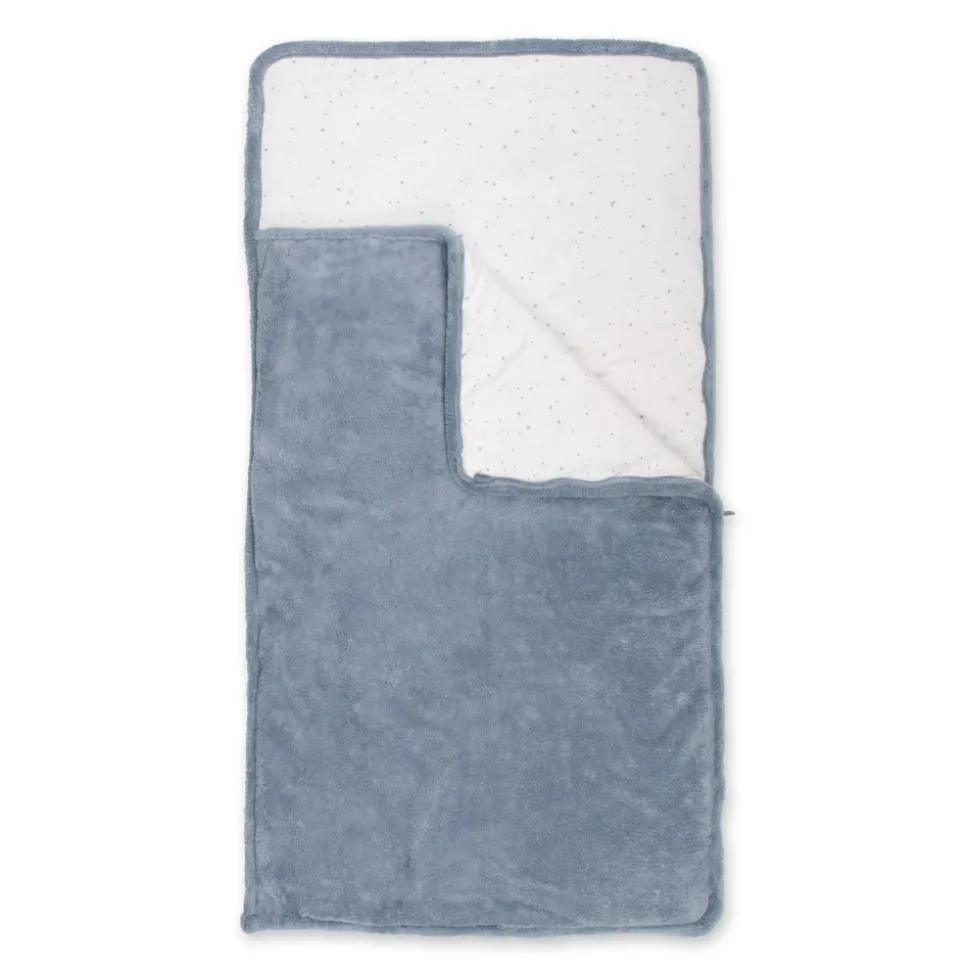Sac de couchage enfant 70x140 cm bleu stone