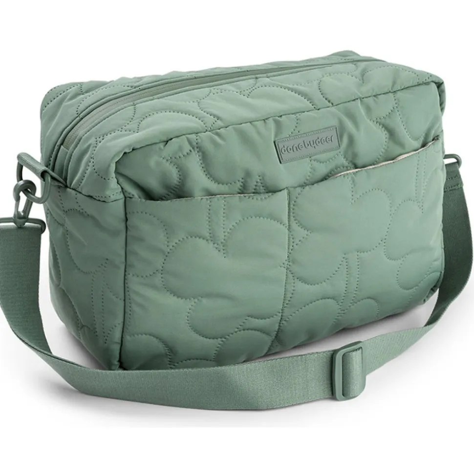 Sac de poussette matelassé vert