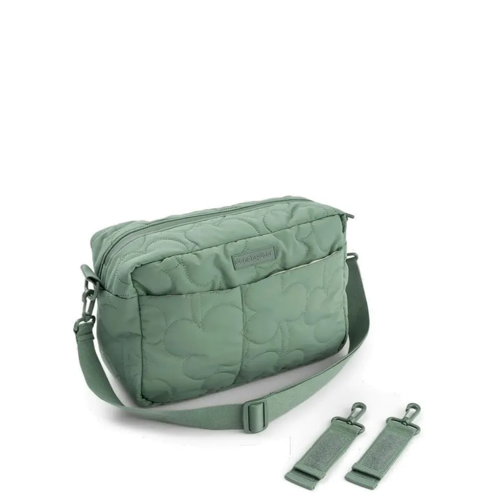 Sac de poussette matelassé vert
