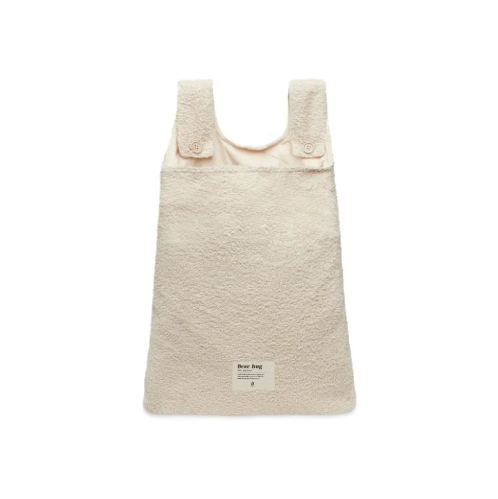 Sac de rangement bouclette naturel