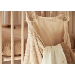 Sac de rangement bouclette naturel