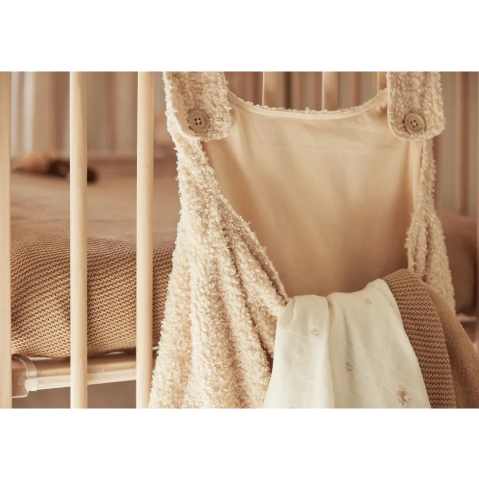 Sac de rangement bouclette naturel