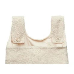 Sac de rangement bouclette naturel