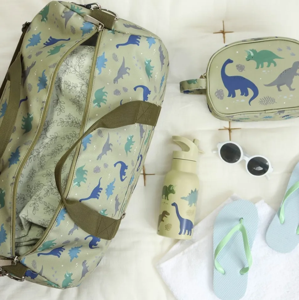 Sac de voyage enfant avec bandoulière dinosaures