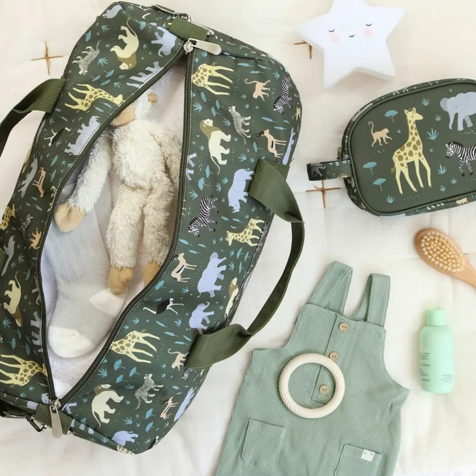 Sac de voyage enfant avec bandoulière savane