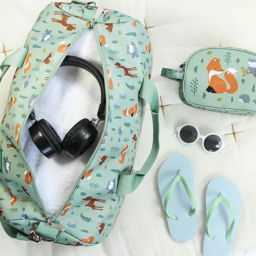 Sac de voyage enfant avec bandoulière amis de la forêt