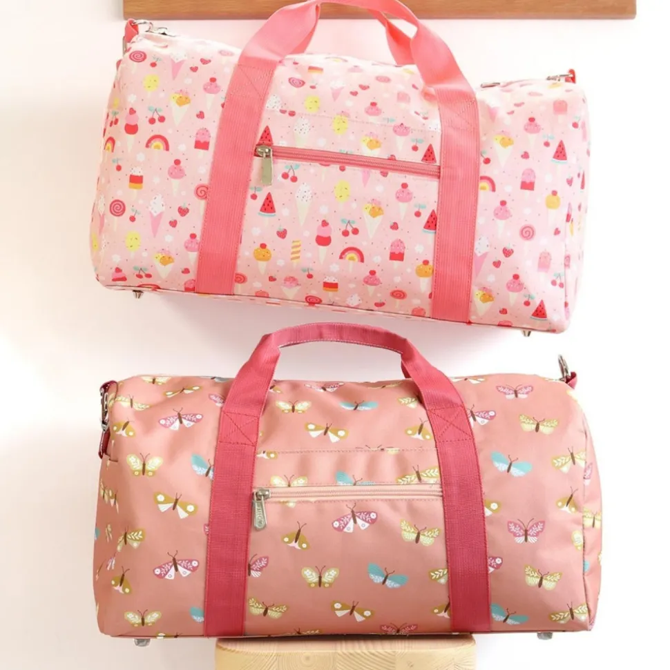 Sac de voyage enfant avec bandoulière crème glacée