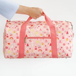 Sac de voyage enfant avec bandoulière crème glacée