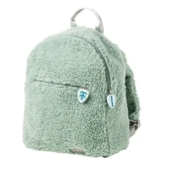 Sac à dos bouclette teddy vert