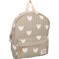 Sac à dos enfant coeurs vert 31 cm