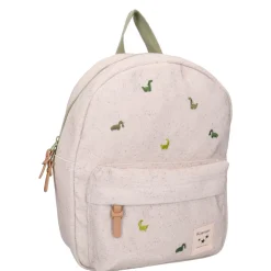 Sac à dos enfant dinosaures beige 31 cm