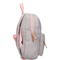 Sac à dos enfant fleurs gris 31 cm