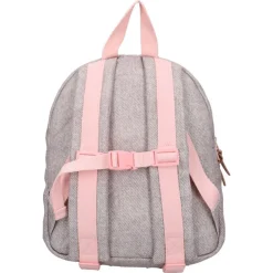 Sac à dos enfant fleurs gris 31 cm