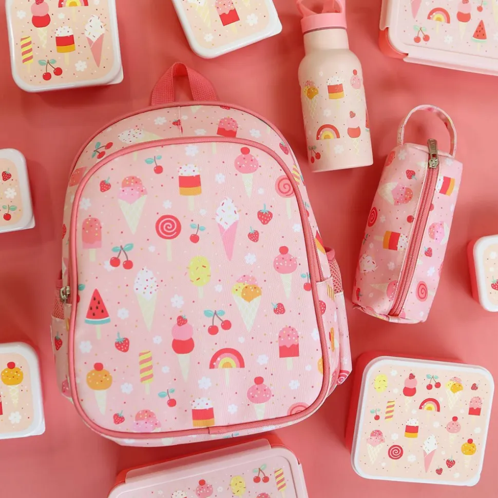 Sac à dos enfant isotherme crème glacée