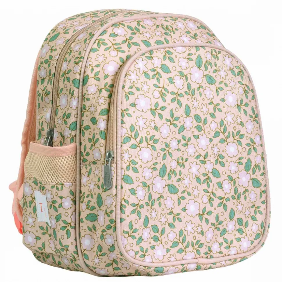 Sac à dos enfant isotherme fleurs rose
