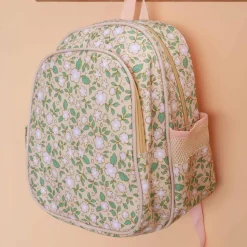 Sac à dos enfant isotherme fleurs rose