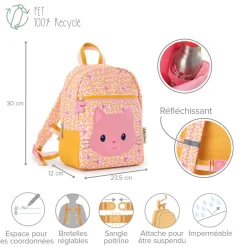 Sac à dos enfant jeanne le chat