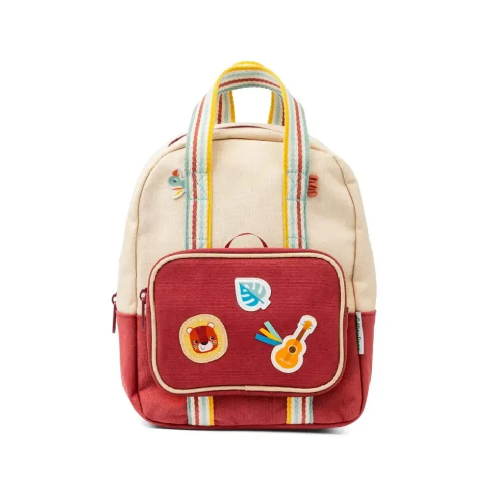 Sac à dos enfant mix & match beige ambre / jungle