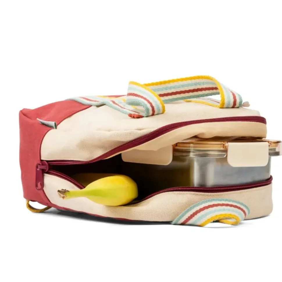 Sac à dos enfant mix & match beige ambre / jungle