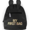 Sac à dos enfant my first bag noir et or