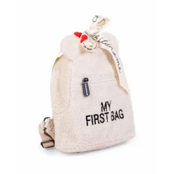 Sac à dos enfant my first bag teddy écru