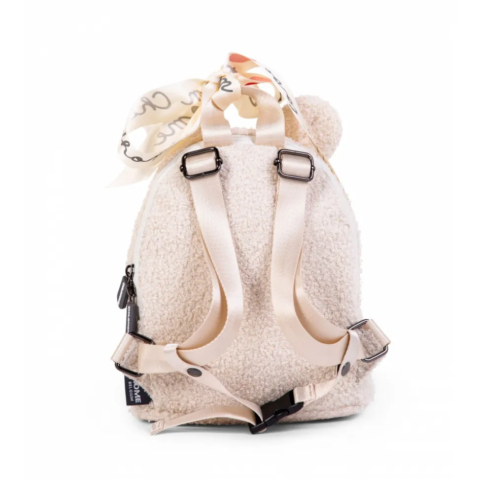 Sac à dos enfant my first bag teddy écru