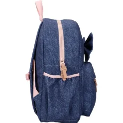 Sac à dos enfant neud bleu denim 36 cm