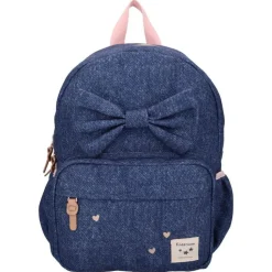 Sac à dos enfant neud bleu denim 36 cm