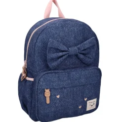 Sac à dos enfant neud bleu denim 36 cm