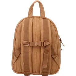 Sac à dos enfant ourson côtelé marron 31 cm