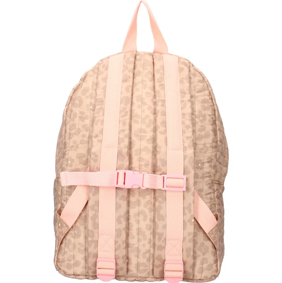 Sac à dos enfant panthère beige 36 cm