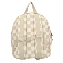 Sac à dos enfant pâquerettes beige/vert 31 cm