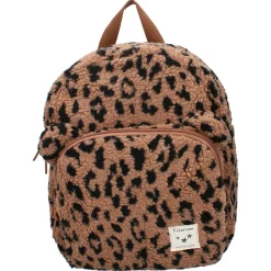 Sac à dos enfant sherpa léopard 31 cm