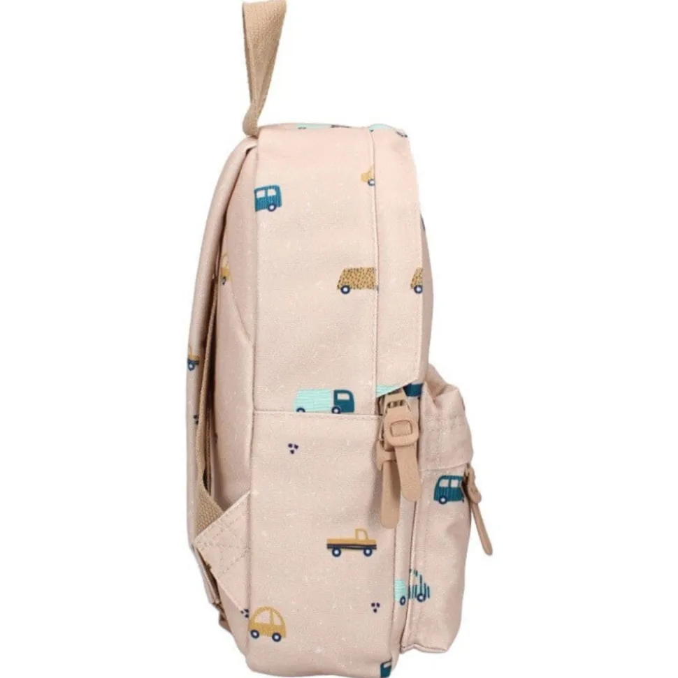 Sac à dos enfant sweet cuddles voitures beige